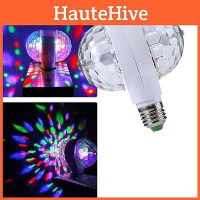 E27 6w Double-headed Led Ball Stage Rgb Light Bulb With Stunning Color Effects