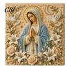 Einzigartige Schreibtisch-Dekorationen DIY Jesus Perlenkunst-Set, Diamantmalerei für Erwachsene, Christliches Mosaik Kreative Schlafzimmer-Accessoires Bastel Christ