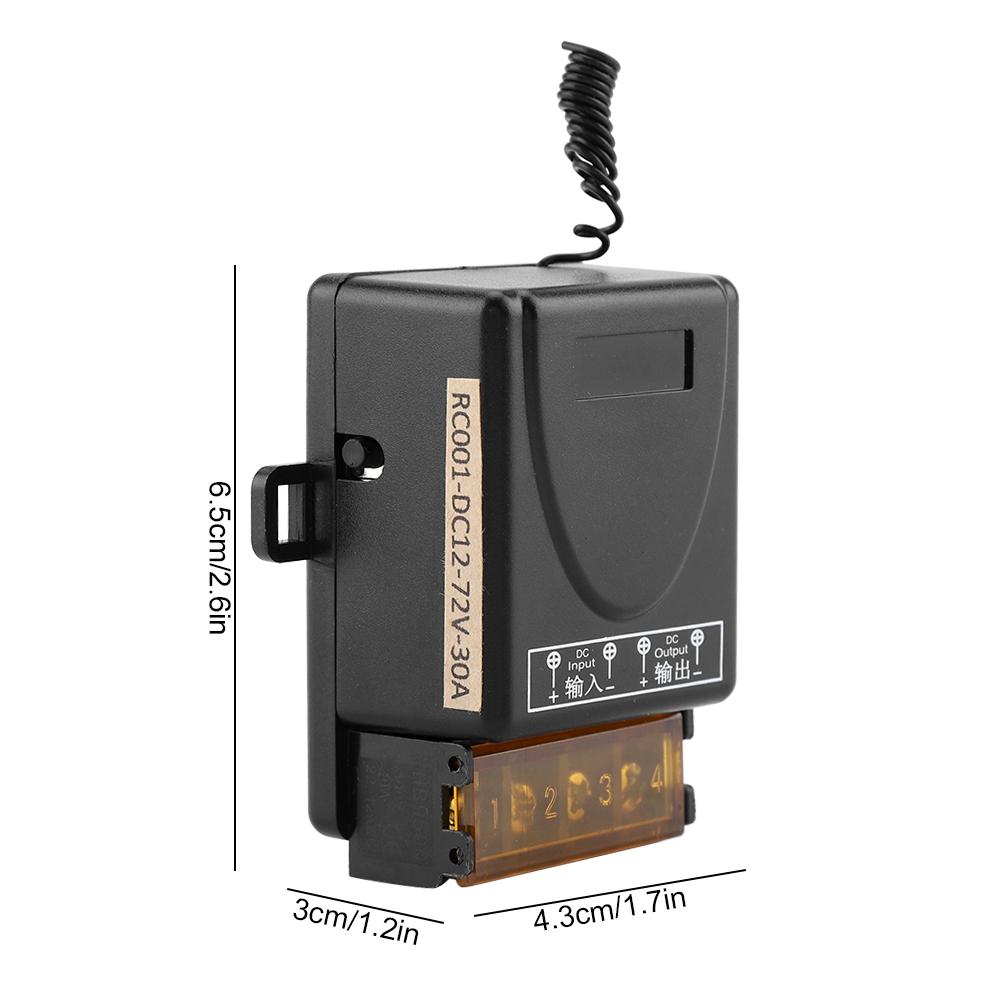 3000W Wireless Relay One way Remote Control   Receiver   Transmitter (AC80-250V)