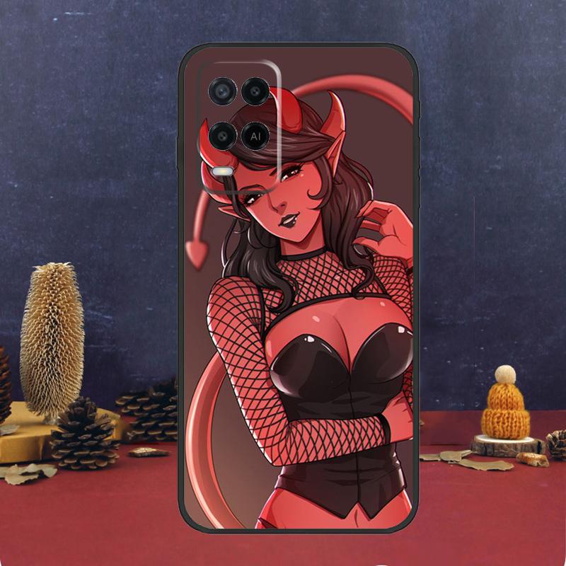 Devil Woman Case For Oppo A94 A74 A54 A15 A17 A57 A6 A5 Pro A16 A76 A96 A40 A60 A80 A18 A38 A58 A78 A98