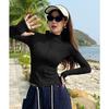 Sunscreen Clothes Yoga Clothes Zipper Fashion Sports Jacket Running Training Long Sleeves Slim Skinny Fitness Top Quick Drying