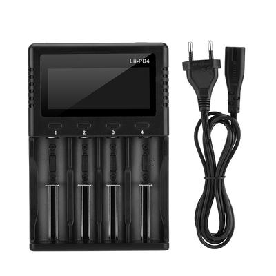 Liitokala Lii pD4 LCD Battery Charger 4 Slot Smart Battery Back