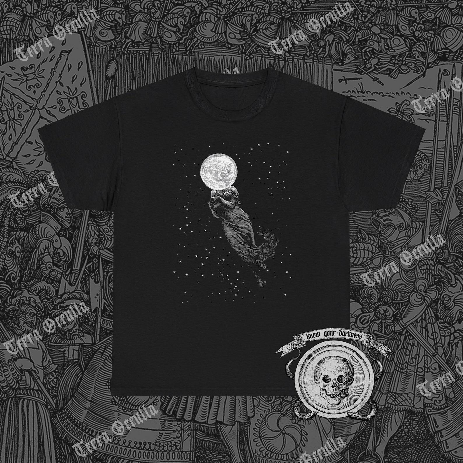 Moon Lady Shirt, Emile Bayard, Divine Feminine, Moon Goddess S