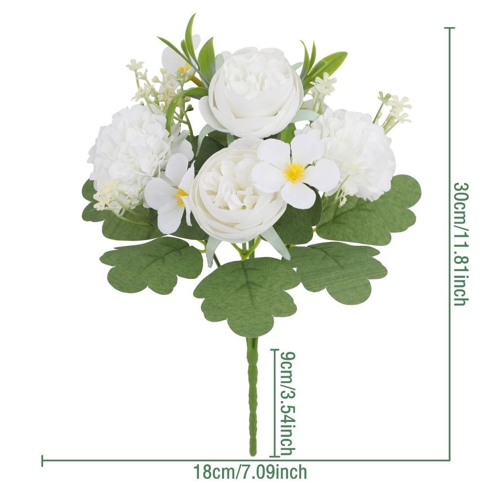 Silk Cloth Simulated Peony Flower Mother's Day Gifts Wedding Fake Flower Bridal Bouquet  Home Decor