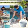 Swimming Pool Skimmer Filter Basket Debris Leaves Collector Pool Skimmer Basket Light Weight Pool Maintenance Equipment
