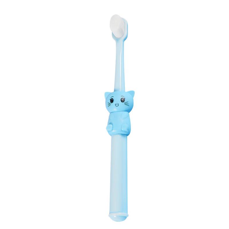 SaJie Kids Ultra-Soft Toothbrush (3-12 Yrs) - Cat Design