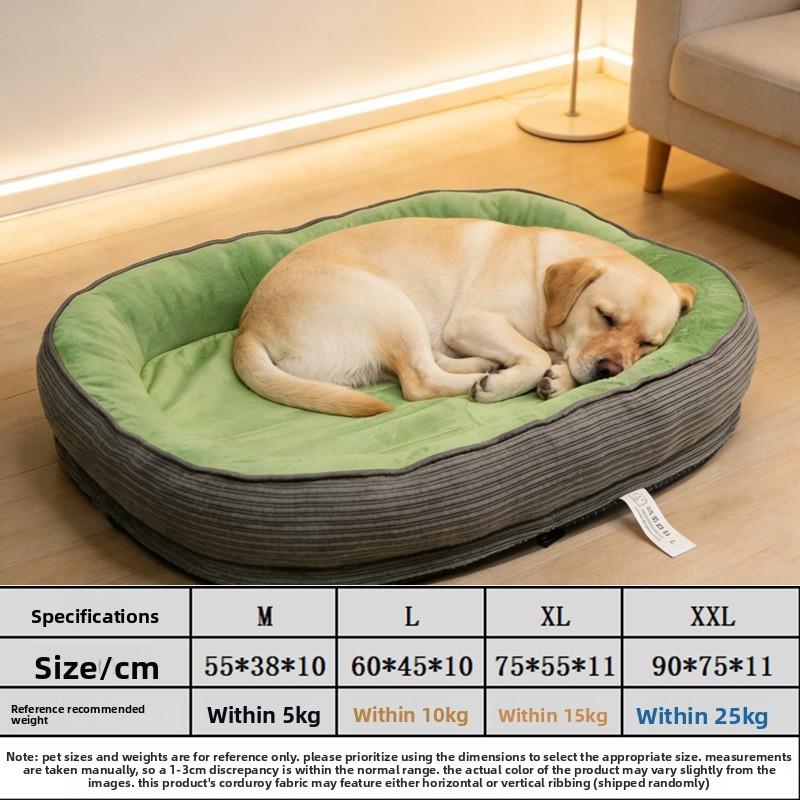 Pet Dog Bed Large Removable Washable Plush For Indoor Use