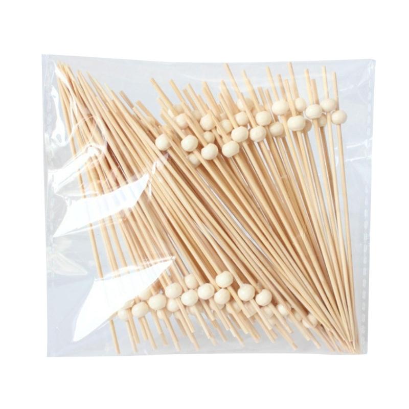 Pack of 200 Disposables Fruit Skewer Cute Food Skewers for Buffets Bamboos Toothpicks Elegant Skewers for Party Display 1