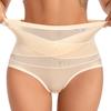 Women's High Waisted Underwear Slimming Shapewear Full Coverage Compression Briefs Postpartum Tummy Control Panties Waist Trainer Body Shaper