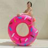 Week Nine Donut Tube Water Play Equipment Large Tube, Strawberry Donut, 1 Piece, Korean water fun items