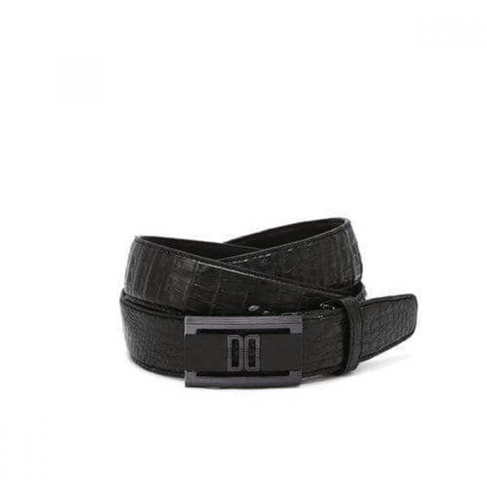 Daks Black Crocodile Leather Automatic Belt Dbbe5f760bk
