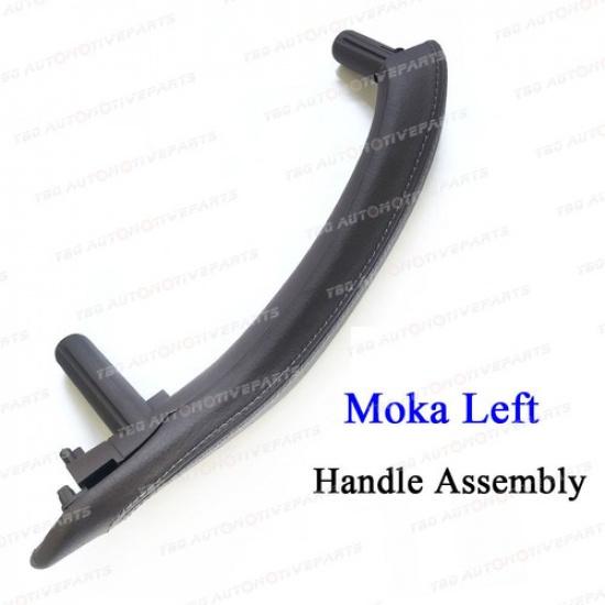 Door Pull Handle Cover with Leather Assembly For BMW X5 X6 F15 F16 2014 -2018