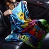Sesame Street Theme Printed Blanket - Perfect for Couch, Bed, Travel & Outdoor Use | Machine Washable, Cozy & Durable.