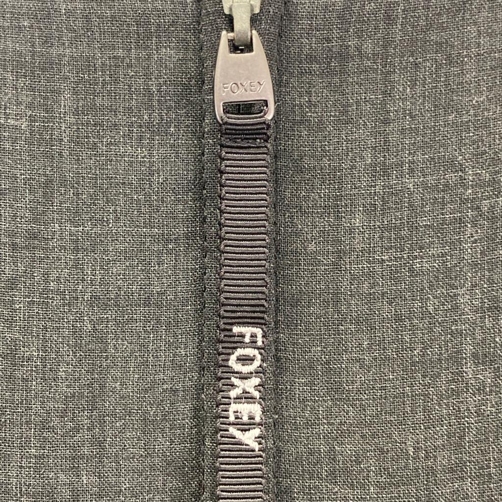 FOXEY NEW YORK 35609 Gray Double Tuck Dress Dress 40 grayUsed