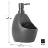 Umbra Soap Dispenser Ceramic Dish Soap Refill Bottle Pump Kitchen Soap Pump with Scrubby 740ml Umbra Joey Kitchen Pump JOEY 2330750149 Charcoal