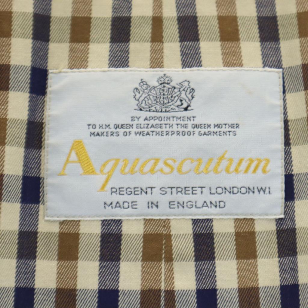 Aquascutum 80s vintage Stainless collar coat 34 khaki Men's Used