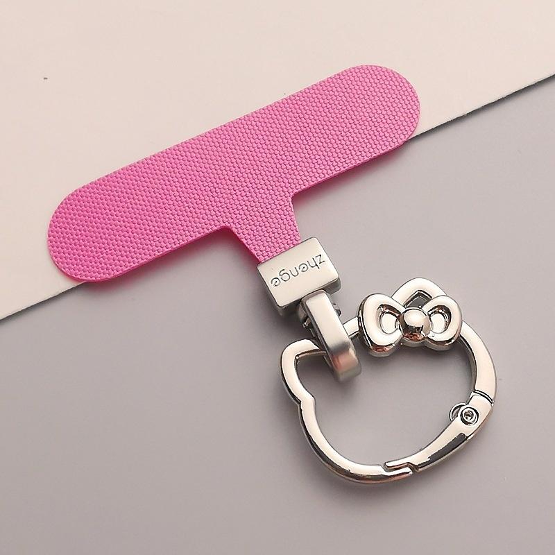 

1Pcs Phone Case Back Sticker Lanyard Clip Rotatable Metal Cat-Shaped Spring Buckle Phone Lanyard Connector Link Clasp A4