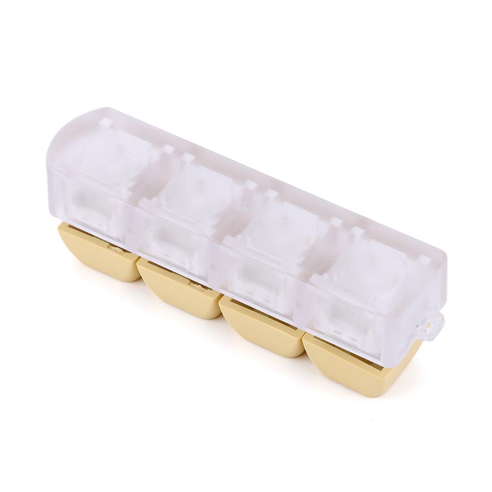 Keyboard Key Toy Button Keycap Fidget Keychain Decompression Toys(Yellow)