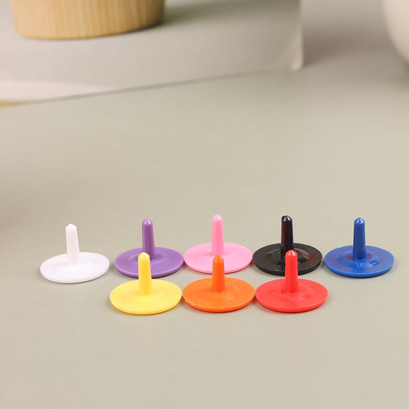 20Pcs Assorted Color Golf Ball Mark Portable Round Shaped Plastic Golf Ball Position Markers Equipment For Golfers