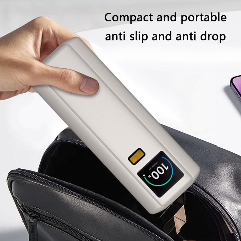 Custodia in Silicone per Power Bank 212W 25000mAh Caricabatterie Portatile Custodia Protettiva Custodia da Viaggio Borsa per Carte