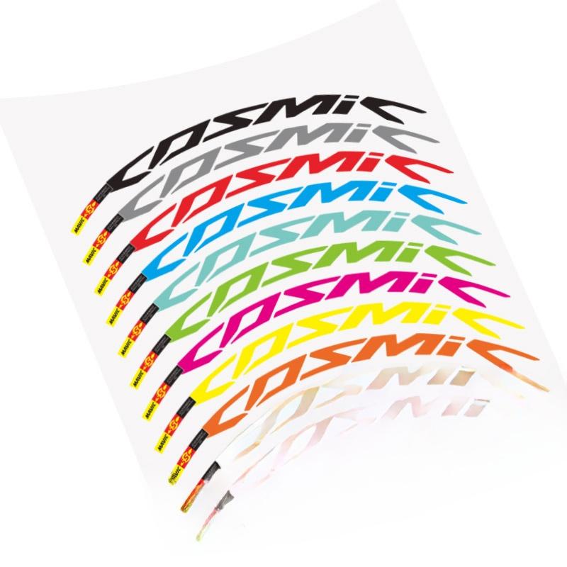Mavik Cosmic Road Bike Stickers Bicycle Wheel Rim Wheelset Carbon Blade Circle Single Bike Stickers Wheel Decoration