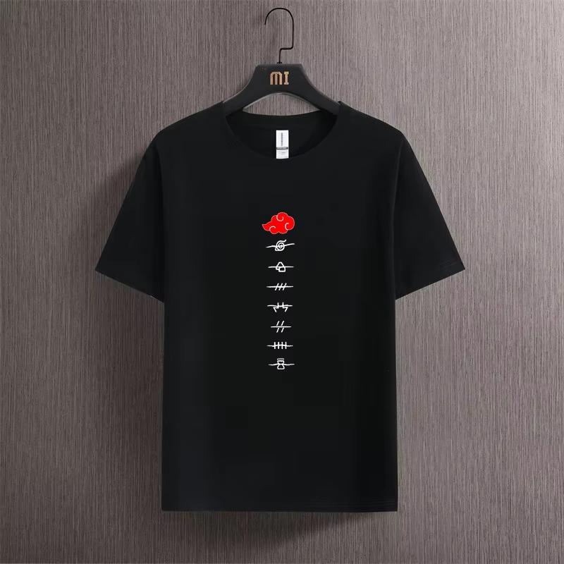 

Women s Nine Tails Fire T-shirt Shadow Ninja Short Sleeve Anime Peripheral Fashion Trend Top T-shirt Summer Women s Wear S