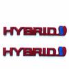 HYBRID Metal Car Logo Decorative Stickers Are Suitable for Decal Accessories On the Rear Side of the Trunk of the Entire Car Bod