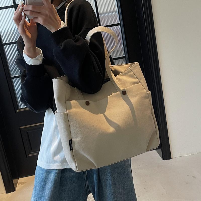 Fashion commuter women's shoulder bag large capacity casual tote bag women's bag class student bag simple nylon bag