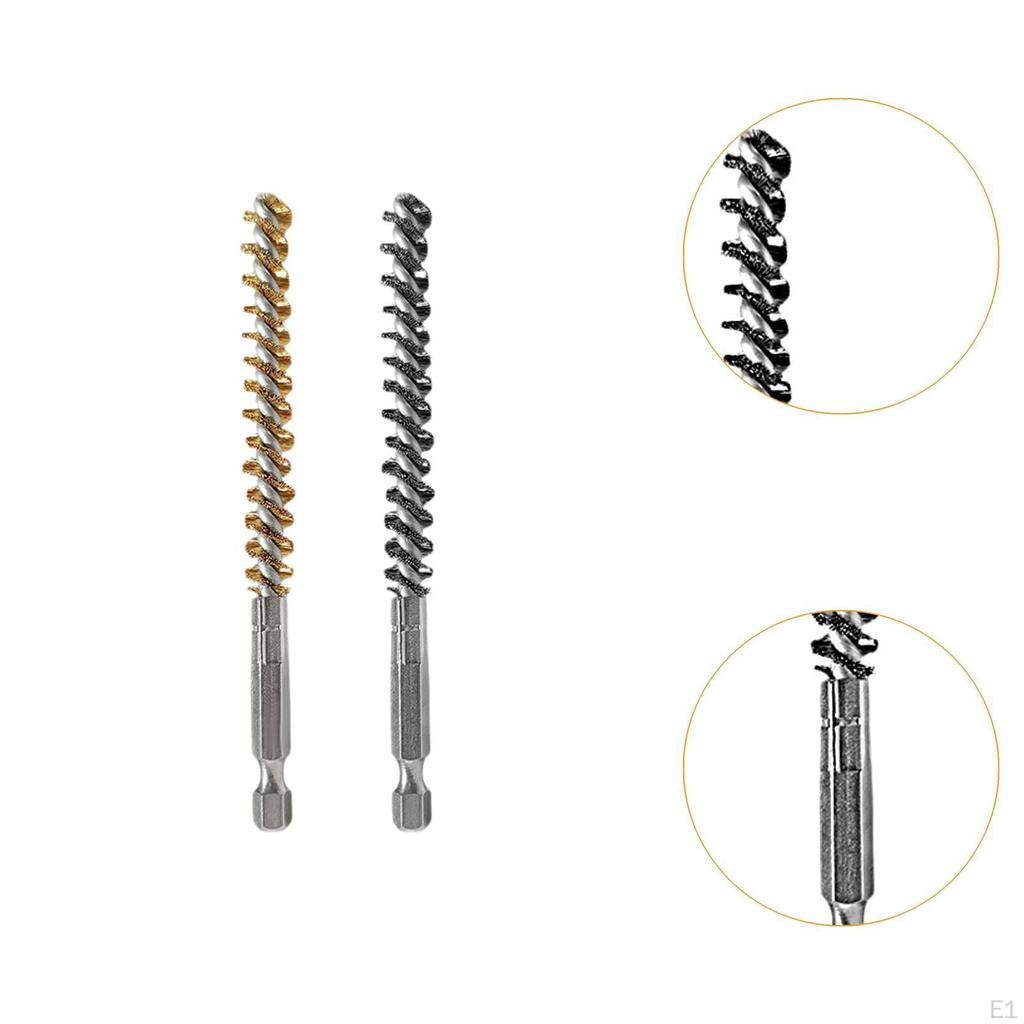 2Pcs Golf Club Head Hosel Brush Multipurpose Stainless Steel Wire Brushes Cleaning Tool Accessories