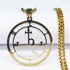 LILITH Stainless Steel Unisex Sweater Chain Pendant Necklace