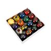 16 Pieces Billiard Balls Billiards Supplies 57.2mm/2.25inch Pool Table Balls Set for Game Rooms Tournament Recreational Sport