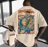 2026 Neues Japanisches Retro Dragon Ball Super Saiyan Cartoon Animation Druck Kurzarm Personalisiert Locker Design T-Shirt