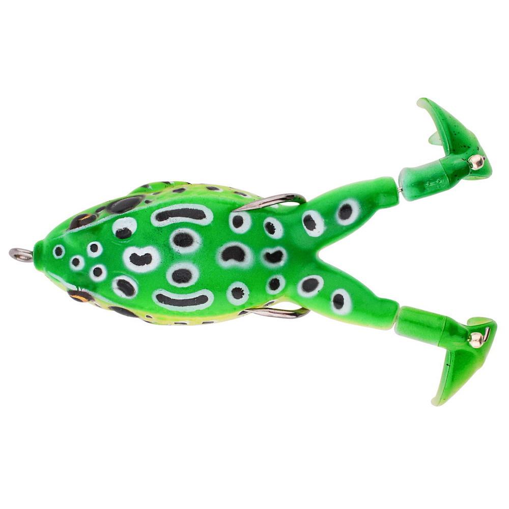 1PC Two-legged Frog Luya Soft Bait Spinning Propeller Bionic Bait Bass Black Fish Outdoor Sports Camping Fishing Activities
