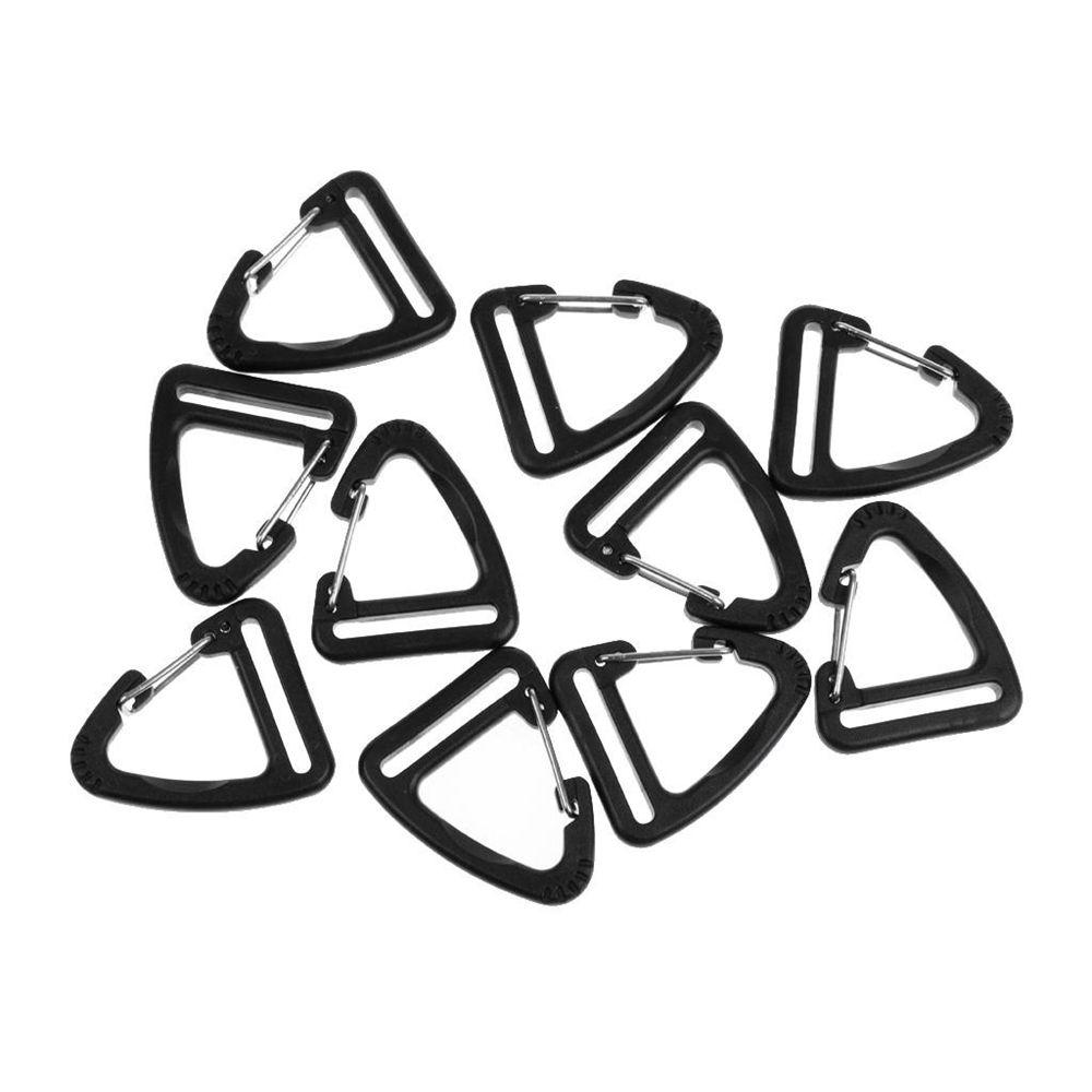 Tool Backpack Accessories Hooks Triangle Carabiner Keychain Belt Buckles Spring Quickdraws Clip