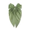 Ethereal Tulip Mermaid Iridescent Bow Hair Claw with Ribbon Tails Sweet Girl Pearlescent Color Fashion Shark Clip for Women