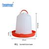 Automatic Plastic Poultry Waterer: Chicken, Duck, Goose Drink Bucket Trough