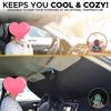 Car Window Sunshade Cover Sun Shade Windshield Visor Protector Windscreen Folding Auto UV Protection Curtain Styling Accessories
