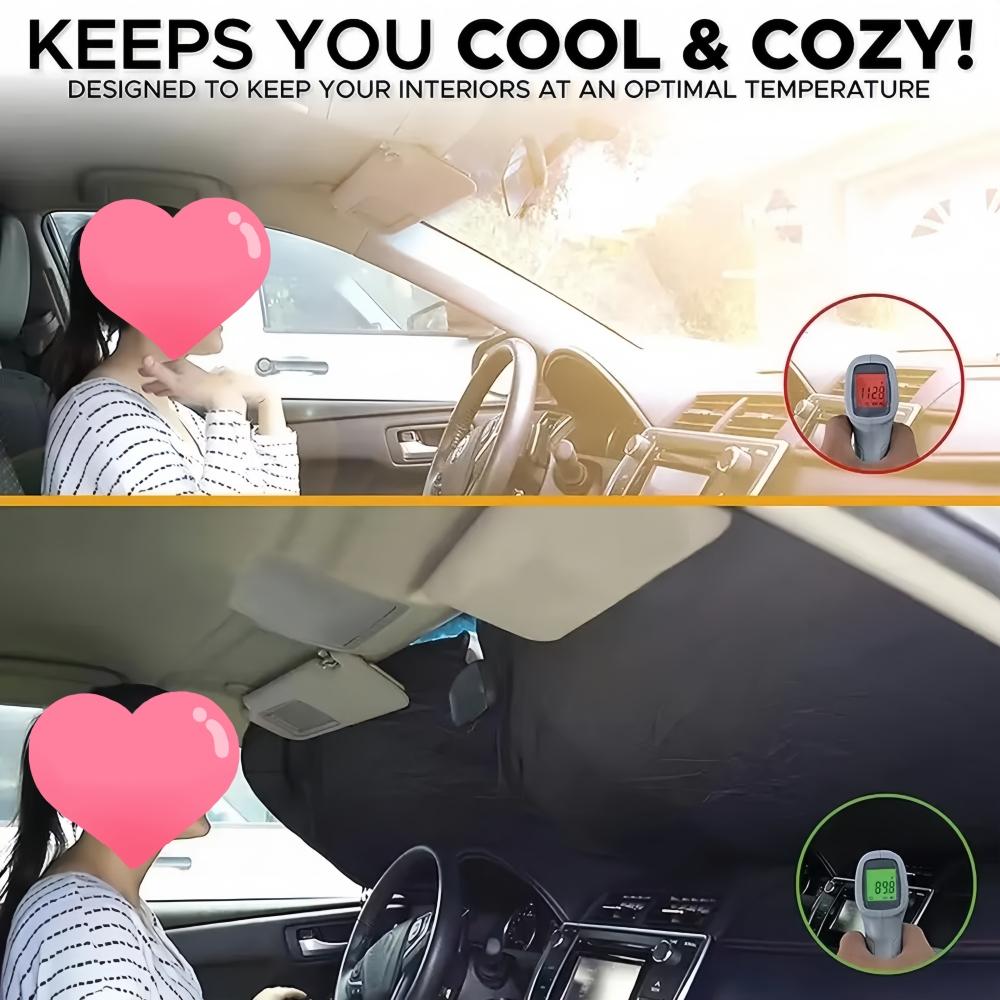 Car Window Sunshade Cover Sun Shade Windshield Visor Protector Windscreen Folding Auto UV Protection Curtain Styling Accessories