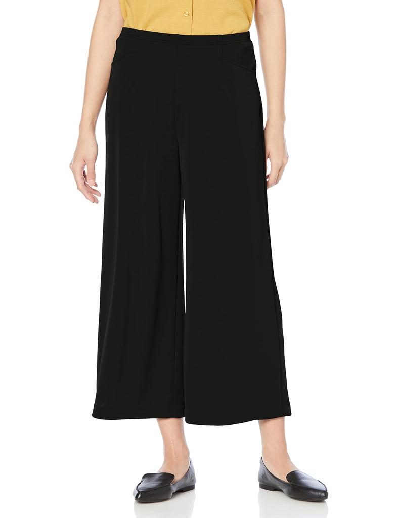 Casual Pants ARIKI Triacetate Wide Pants Formal Black M [Atsugi] Women's