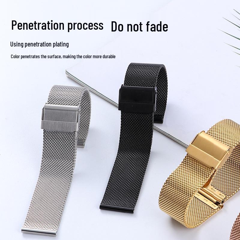 Milanese Stainless Steel Mesh Watch Strap for Samsung, Huawei, Apple DW 06 Line