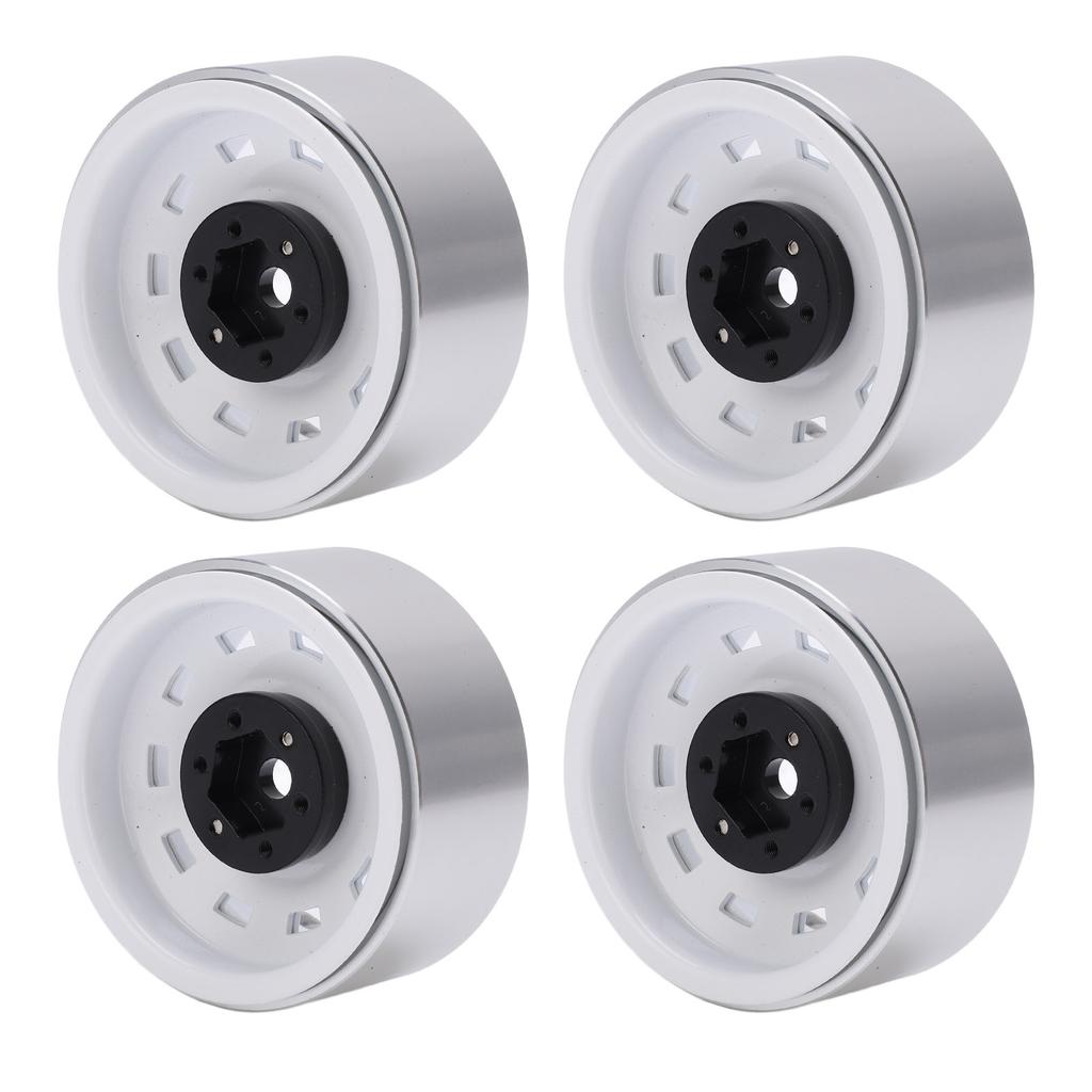 4pcs Metal 1.9 Inch Wheel S 10 Hole Hub for SCX10 1/10 RC Climbing Car