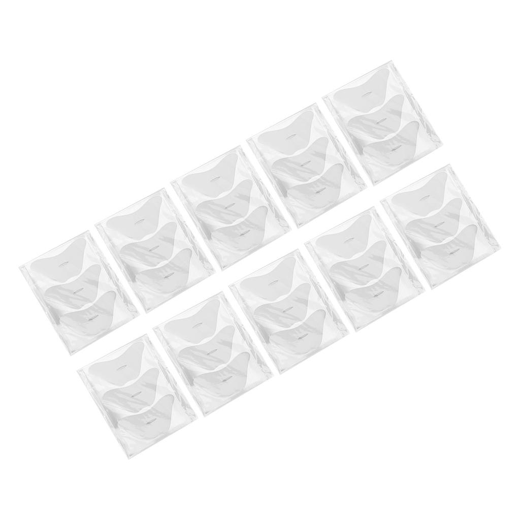 100 Sheet Micropore Mouth Tape Adhesive PE Micropore Mouth Sticker for Children Adults Transparent White