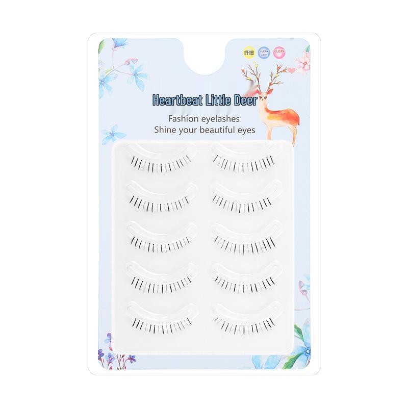 

3D Natural-Look Lightweight Full Strip Lower False Eyelashes for Daily Wear