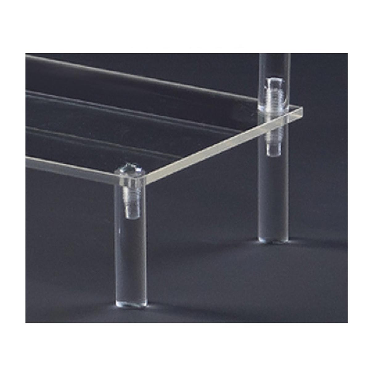ABIY-Acrylic Lifting Display Stand 3-Layer Perfume Tissue Display Stand Character Model Display Stand Dessert Rack NONE