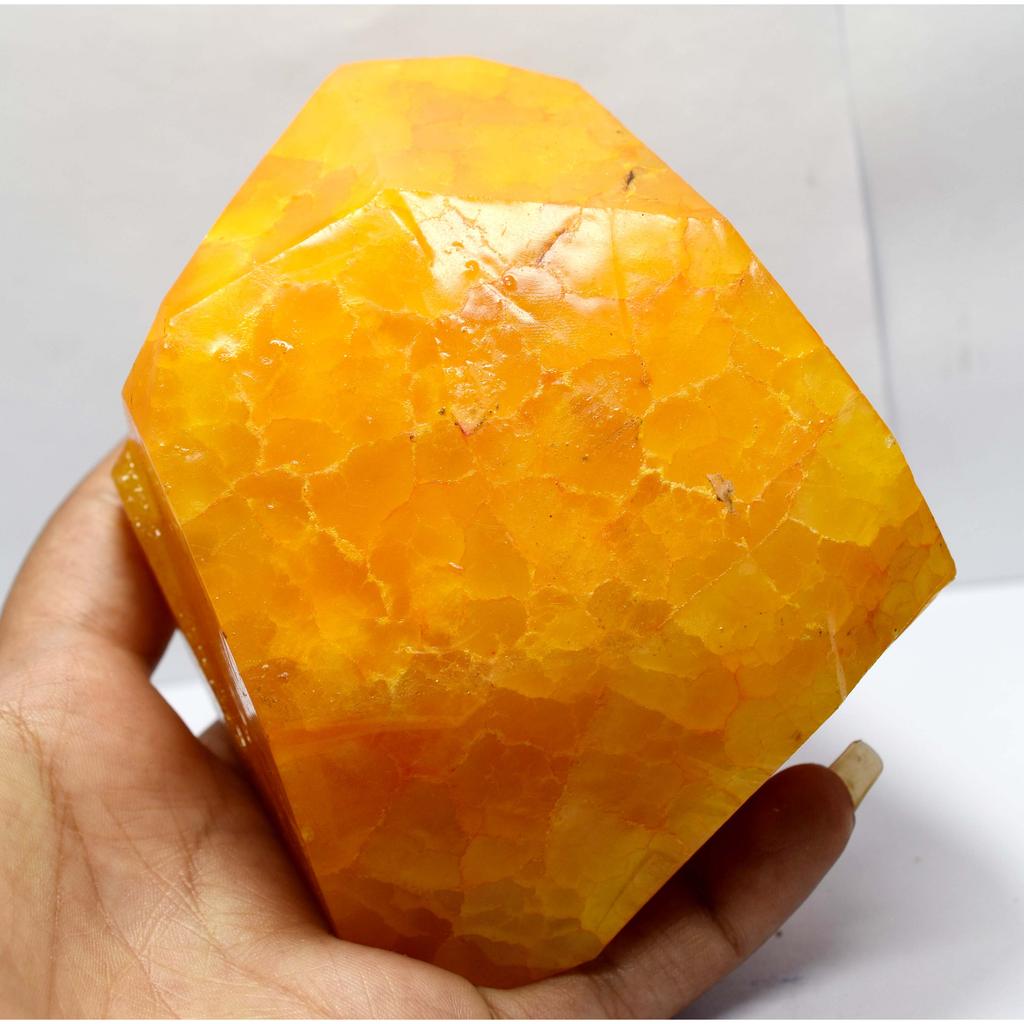 3066.75 Carat NATURAL Sapphire HUGE ROUGH Earth Mined CERTIFIED Yellow Gemstone.