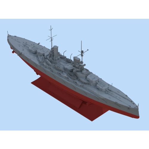 ICM 1/350 German Dreadnought Battleship Grosser Kurfurst Plastic Model S002