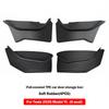 TPE Anti-Slip Waterproof Door Side Storage Box & Pocket Liners Organizer Tray for Tesla Model YL Specific 4PCS Full-Cover