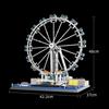 Giftfri 1528 deler London Pariserhjul Byggeklosser London Eye Småpartikkel Montering Innstikk Modell Leketøy For Gaver