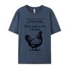 Chicken Game Dont Look At This Chicken TShirt Gamer Gaming Tshirt Funky Unisexs Tees Personalized Tshirts Cotton Casual