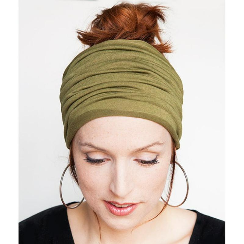 Weiches elastisches Stretch-Lauf-Haarband für Damen, breites Haarband, Kopfwickel, Yoga-Stirnband, Turban, LYD